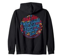 Fundadores Revolución USA 250 Patriot Sudadera con Capucha