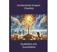 Fundamental analysis checklist: A4 notepad with elements of a Fundamental analysis contained within the templates to help the user document findings of a company