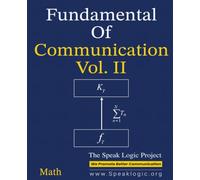 Fundamental of Communication Vol. II Math: Understanding the Theory of Marketing, Understanding the Exchange System Theory