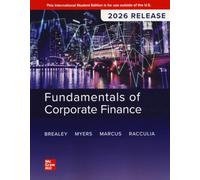 Fundamentals of Corporate Finance: 2026 Release ISE