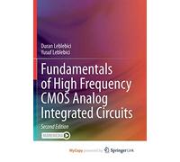 Fundamentals of High Frequency CMOS Analog Integrated Circuits