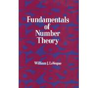 Fundamentals of Number Theory (Dover Books on MaTHEMA 1.4tics)