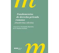 Fundamentos de Derecho privado romano. 12.ª ed. (Manuales universitarios)