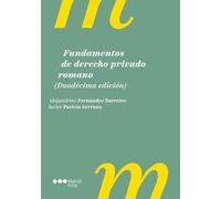 FUNDAMENTOS DE DERECHO PRIVADO ROMANO (12ª ED.)