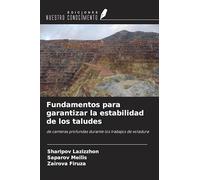 Fundamentos para garantizar la estabilidad de los taludes: de canteras profundas durante los trabajos de voladura