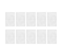 Fundas A6 | 10 unidades A6 carpeta de anillas transparentes - Protectores de pantalla rellenables para fotos, tarjetas postales, planificador, proyecto de estudio, planificación, clase, esquiar
