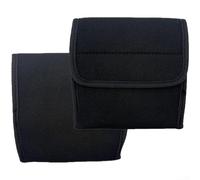 Fundas acolchadas para pedales de bicicleta, paquete de 2 hechas de tela de neopreno de 3 mm para minimizar el riesgo de arañazos en portabicicletas o portabicicletas (un par)