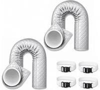 Fundas Aislante Tubo Acondicionado para Pro Breeze PB-AC01 2018-2026+ | Reemplazo Fundas Aislante Tubo Manguera Aislante Termico Cubierta De Escape Resistente Al Calor Escape De 5 A 6