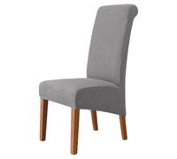 Fundas Ajustables para Sillas De Comedor Elásticas - Tamaño Único, Tela Jacquard Lavable, Juego 2/4/6 Piezas, Protectoras Y Decorativas (Renueva Tu Comedor)(J,4ps)