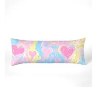 Fundas Almohada 40x120cm, Funda de Almohada Abstracto Cojines Amar Cojines Cama Impermeable Terciopelo Almohadas Doble Cara Impresión Cremallera Invisible para Sofá Hogar Decor, Regalo Mujer, Model798