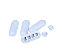 Fundas antideslizantes para asientos de inodoro, con junta de parachoques, universales, para tapa amortiguadora, fácil de usar
