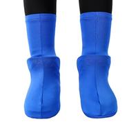 Fundas antideslizantes para zapatos: capa impermeable de protección para zapatos, material de poliéster con diseño antideslizante, ajuste alto y fácil de usar, ideal para la seguridad del calzado, via