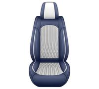 Fundas Asiento 1 Uds. Fundas De Asiento Cuero PU Transpirables A La Moda Accesorios Decoración Interior Para Suzuki Para SX4(Style 1 Blue)