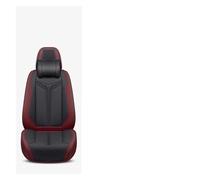 Fundas asiento coche Funda Asiento Coche Universal Para Ford Para Ranger Para Puma Para Fiesta Para Mondeo Conjunto Completo Accesorios Interiores Automóvil Juego Fundas(Negro rojo,Luxury)
