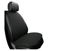Fundas asiento coche Funda protectora universal de lino para asientos coche, delantera, trasera y respaldo. Cojín verano para sedán, SUV camioneta Protector asiento coche(Black 1 seats)