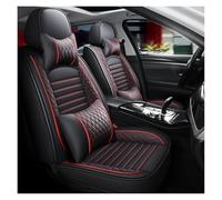 Fundas asiento coche Funda Universal Para Asientos Coche Cobertura Total Para Chrysler 300C 200 Para Grand Para Voyager Para Pacifica Protector Asiento(Negro rojo,LUXUry)