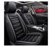 Fundas asiento coche Fundas Cuero Para Asientos Coche Para Dodge Para Journey Para Charger Para Challenger Para Dart Para Caliber Accesorios Interiores Protector asiento coche(Black white)