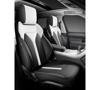 Fundas asiento coche Fundas De Asiento De Coche Para Chevy Para Orlando Para Sail Para Malibu XL Para Sonic Para Cobalt Accesorios Interiores Juego Fundas(5PCs-Black White)
