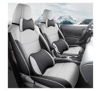 Fundas asiento coche Fundas De Cuero Para Asientos De Coche Para Toyota Para RAV4 2020 2021 2022 2023 Accesorios Interiores Protector Asiento(Grey,9 PCS)