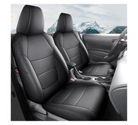 Fundas asiento coche Fundas De Cuero Para Asientos De Coche Para Toyota Para RAV4 2020 2021 2022 2023 Accesorios Interiores Protector asiento coche(Negro,5 PCS)