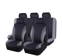 Fundas asiento coche Fundas Universales De Poliéster Para Asientos De Coche Con Respaldo Trasero Abatible Se Adaptan A La Mayoría Coches, SUV Camionetas Juego Fundas(Gray 5)