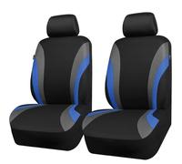 Fundas asiento coche Fundas Universales De Poliéster Para Asientos De Coche Con Respaldo Trasero Abatible Se Adaptan A La Mayoría Coches, SUV Camionetas Juego Fundas(Azul 2)
