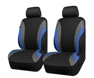 Fundas asiento coche Fundas Universales De Poliéster Para Asientos De Coche Con Respaldo Trasero Abatible Se Adaptan A La Mayoría Coches, SUV Camionetas Juego Fundas(Azul 2)