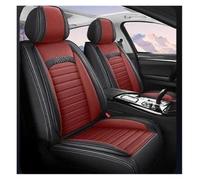 Fundas Asiento Coche Para Chevy Para Captiva Para Sonic Para Sail | Para Trax para Aveo para Camaro para Equinox para Cruze cubierta asiento coche cuero(Negro rojo,Standard)