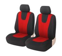 Fundas asiento coche Para Tesla Para Model-3 Para Model-S Para Model-X Cojín De Asiento Silla Coche Tela Funda Transpirable Alfombrilla Protectora Juego Fundas(4Pcs-Red)