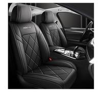 Fundas Asiento Coche Universales para FIAT Panda Strada UNO Viaggio Ottimo, Impermeable，Cuero Antideslizante, 5 Plazas,Resistente，Líneas Elegantes(Black)
