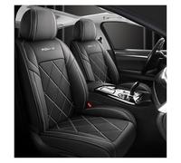 Fundas Asiento Coche Universales para Ford EcoSport S/EcoSport ST-Line/EcoSport Active, Impermeable，Cuero Antideslizante, 5 Plazas,Resistente，Líneas Elegantes(Black White)