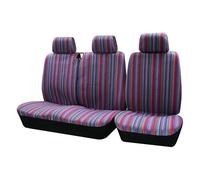 Fundas Asiento Fundas Asiento Furgoneta 2+1 Accesorios Universales Interior Furgoneta/transportador Para Fiat Para Ducato Para Scudo(Rojo)