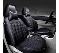 Fundas Asiento Fundas Funda De Cuero Para Asiento Coche Especial Para Kia K2 K3 K4 K5 Para Para Cerato Para Sportage Para Optima Para Maxima Para Carnival(Negro,No pillow)