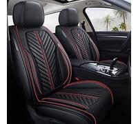 Fundas Asiento Fundas Para Mercedes GLA GLC GLE GLK GLS CLK SLC SL ML-Class GL-Class V Class G Para Viano 5D Fundas De Asiento Coche(Black Red line,Standard)