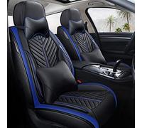 Fundas Asiento Fundas Para Mercedes GLA GLC GLE GLK GLS CLK SLC SL ML-Class GL-Class V Class G Para Viano 5D Fundas De Asiento Coche(Azul negro,Luxury)