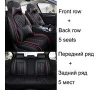 Fundas Asiento Fundas Para Mercedes GLA GLC GLE GLK GLS CLK SLC SL ML-Class GL-Class V Class G Para Viano 5D Fundas De Asiento Coche(Black Red line,Luxury)