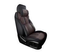 Fundas Asiento Juego Completo De Fundas Cuero Personalizadas Para Asiento Coche, Accesorios Interior Para VW ID4 2021, 1 Uds(Marrón,Luxury)