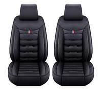 Fundas Asiento para Alfa Romeo Giulia 2017-2021 de Cuero PU Fundas Asientos Coche Delanteros Protector Cubre Asientos Coche Antideslizante Negro,B