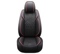 Fundas Asiento para BMW para Serie 3 E46 E90 E93 F30 F31 F34 F35 G20 G21 G28 Funda Asiento Coche Cobertura Total Cuero PU Funda Coche Asientos(Black Red 1 PCS)