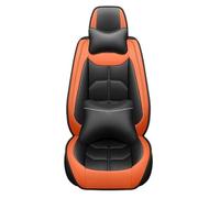 Fundas Asiento Para BMW Para X5 E87 Para X1 Para X2 Para X3 Para X4 Para X6 Para X7 Para M3 Para M4 Para M5 Funda Universal Asiento Coche Protector Asiento Funda Coche Asientos(Black Orange 5 Seat)