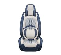 Fundas Asiento para Nissan X-Trail para Versa Sulphy Teana para Sentra para Maxima para Murano para Rogue Funda Universal para Asiento Coche Ice Shreds Funda Coche Asientos(White Blue 5 Seat)