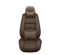 Fundas Asiento Para TOYOTA Para Corolla Para Yaris Para Prius Vios Kluger Para Sequoia Rush Para Avalon Funda Lino Cobertura Total Estilo Universal Asientos Coche Funda Coche Asientos(Coffee 5 Seat)