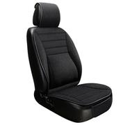 Fundas Asiento Para Toyota Para Prius 30 1 Uds. Fundas Universales De Lino Para Asientos Delanteros Coche Accesorios Interiores(Negro)