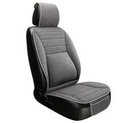Fundas Asiento Para Toyota Para Prius 30 1 Uds. Fundas Universales De Lino Para Asientos Delanteros Coche Accesorios Interiores(Grey)