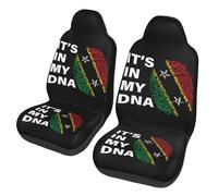 Fundas Asientos Bandera De San Cristóbal. Está En Mi ADN. Funda Asiento Coche Accesorios Fundas De Asiento Impermeables Funda De Asiento Delantero para Coches Asiento Automóvil Camión 52X138CM