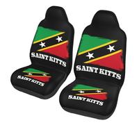 Fundas Asientos Bandera De San Cristóbal (Novedad) Funda De Asiento Delantero Antideslizantes Fundas De Asiento Accesorios Funda Asiento Coche para Coches Camión Asiento Automóvil 52X138CM