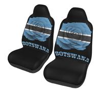 Fundas Asientos Botswana Bandera De Botswana Funda Asiento Coche Universal Fundas De Asiento Impermeables Funda De Asiento Delantero para Coches Asiento Automóvil Camión 52X138CM