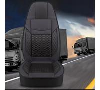 Fundas Asientos Camión para Man TGE TGL TGM TGS TGX,Negro/Rojo/Marrón/Azul Protector de Asiento Coche Conductor copiloto Cuero Malla Ergonómico Lumbar Accesorios Interior Camión
