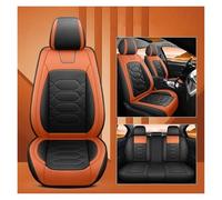 Fundas Asientos Coche 1 Juego De Fundas Para Asientos Coche 5D Para Dodge Para Durango Para Avenger Para Magnum Para Grand Para Caravan Accesorios Interiores Interior Decoracion(Black orange Standard)