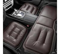Fundas Asientos Coche Compatible con Daihatsu Copen 2002(Brown,Complete 3piece Set)